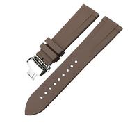 Quirxio Fluororubber Watch Bands Fit for IWC Big Pilot Watches IW3777 Rubber Silicone 19mm 20mm 21mm 22mm Watchband Soft Diveing Straps(Brown 2,22mm)