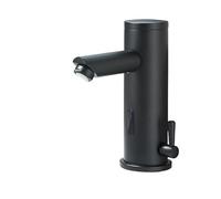 Quirxio Matte Black Smart Sensor Waterfall Basin Faucet, Automatic Touchless Mixer Tap for Modern Hygienic Bathrooms(Black)