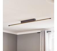 Quitani LED ceiling light Tolu, black, 118 cm