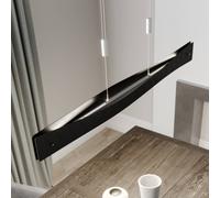 Quitani LED hanging light Lian, black/aluminium