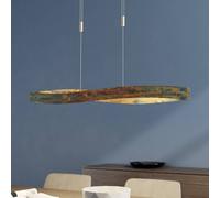 Quitani Lian LED pendant light with oxidised surface