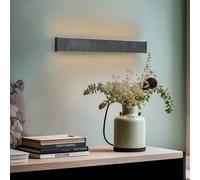 Quitani Zino LED wall light, 20 W, slate grey