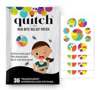 Quitch Mosquito Bite Itch Relief Patch, After Bite Insect Bite Treatment, Anti Itch Cream Alternative, Insect Bite Relief, Cruise, Travel and Camping Essential for Kids