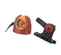 Quiver Arrow Storage Case System Durable 4 Arrows Holder for Bows Brown Leather Style