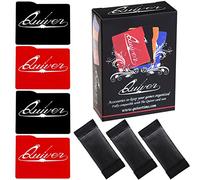Quiver Time Red and Black Card Dividers & Separators Set, 7 Pieces, Add-Ons for Extra Organization of the Quiver Card Carrying Cases, Ideal for Tabletop Gaming, Trading Cards, Figures, and More