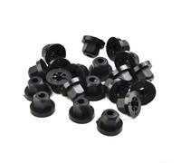 QuivyLivy 20x Plastic Nut With Ring For BMW E36 E39 E46 for e60 X3 X5 | Self-tapping nylon fastener, reusable design, secure trim fix for E36/E39/E46/E60/E61/E65/E90/X3/X5 models