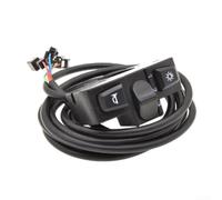 QuivyLivy 22mm Bar Switch, 3 In 1 Handlebar Switch, 7/8 Inch Motorcycle Controls, Ebike Light And Button, Scooter Turn Signal Switch, Electric(black)