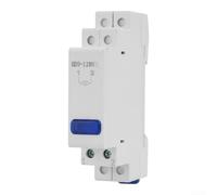 QuivyLivy 230V DIN Rail Mount LED Signal Lamp - Pilot Light for Electrical Panels, Industrial Control Indicator & Power Status Light, White(Yellow sku)(Blue)