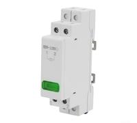QuivyLivy 230V DIN Rail Mount LED Signal Lamp - Pilot Light for Electrical Panels, Industrial Control Indicator & Power Status Light, White(Yellow sku)(Green)