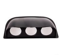 QuivyLivy 52mm Dual Gauge Pod Holder Carbon Fibre- Dash Panel ABS | Carbon Fibre- Dash Panel, ABS Racing Instrument Stand, 2 Hole Gauge Cluster Fit, 3 Hole Meter Mounting Kit, Universal-