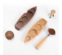 QuivyLivy 58mm For Coffee Tamper Station Base Constructed From Solid Beech Or Walnut Wood For Daily Espresso Use(Beech wood)