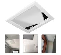 QuivyLivy ABS -Access Panel for Ceiling, Push to Open Inspection Door, White Drywall Flap with Concealed Maintenance Port, Decorative Hatch Cover(250 * 250mm)