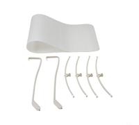 QuivyLivy Adjustable Air Conditioner Wind Deflector For Ceiling Or Wall Mount,No-Drill Installation Ac Baffle To Redirect Cold Air Flow And Prevent Direct Blowing