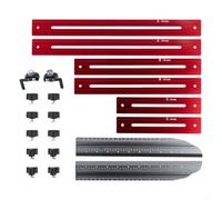 QuivyLivy Aluminium Stair Tread- Measuring Tool, Adjustable Angle | Aluminium Stair Template Jig, Adjustable Angle Layout Tool, Custom Furniture Measuring Device, Sliding Connector Shape