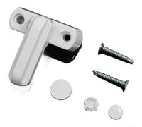 QuivyLivy Aluminum Alloy T-Lock Casement Window Latch for PVC - Self-Tapping Security Lock Compatible with Inward & Outward Opening, Anti-Wear(A sku)(B)