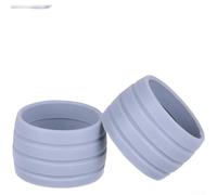 QuivyLivy Bicycle Bar Wrap Retainer Ring Silicone Elastic Secure | High elasticity design, strong retention, fits all bar sizes, easy slide-on install, neat finish(Gray)