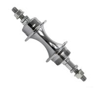 QuivyLivy Bicycle Rear Hub, 36 Hole Disc Hub, Silver Steel Construction, For 6-9 Speed Flywheel, Old School And Most Bikes, 180MM To 190MM Length