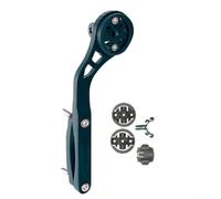 QuivyLivy Bike Computer Mount Bracket, Alusmallum Alloy For Integrated Handlebar, Compatible With for garmin for bryton for wahoo for cateye, Left Or Right Side Fits(Left Mounting)