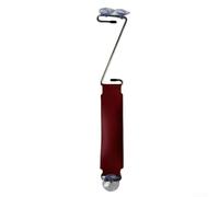QuivyLivy Classical Guitar Support Frame Z Type Stainless Steel Leather Stand With Suction Cups For Right Handed Acoustic Flamenco Ukulele Lute Mandolin 480Mm-650Mm(Red)