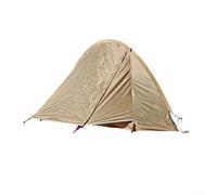 QuivyLivy Compact Solo Tent For Outdoor Adventures 250x150x120 Cm Interior Space PU3000 Waterproof Rating 210T Ripstop Polyester All Season Performance(Earth brown)
