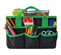 QuivyLivy Design Studio Organizer Tote Bag For Graphic Artists Illustrators And Crafters With Structured Storage And Pocket Arrangement(Blue)