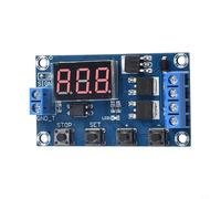 QuivyLivy Digital Relay Module with MOSFET Timer Switch, Programmable Delay & Adjustable Cycle Control, DC 5V-36V Solid State Relay Board for Microcontroller(sku sku)