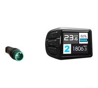 QuivyLivy Ebike Color Display 24V 52V, No 2 Protocol Screen, Waterproof 5 Pin Connector, Electric Bicycle Speedometer, Fault Code Diagnostic Tool, Cold Weather Cycling Computer