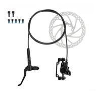 QuivyLivy Folding Bike Hydraulic Disc Brake Set 1000mm/1600mm | Quality Aluminum Alloy Dual-Piston System, Resin Pads For Quiet Braking, Adjustable Lever Reach For Custom Fit
