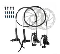 QuivyLivy Folding Bike Hydraulic Disc Brake Set 1000mm/1600mm | Quality Aluminum Alloy Dual-Piston System, Resin Pads For Quiet Braking, Adjustable Lever Reach For Custom Fit