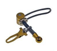 QuivyLivy for Quick Release Seat Clamp 31.8Mm For Brompton Neo Folding Bike | Aluminum Alloy Construction With Stainless Steel Hook, Fast One-Handed Adjustment Mechanism