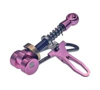 QuivyLivy for Quick Release Seat Clamp 31.8Mm For Brompton Neo Folding Bike | Aluminum Alloy Construction With Stainless Steel Hook, Fast One-Handed Adjustment Mechanism