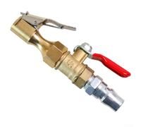 QuivyLivy Metal Tire Inflator Chuck Lock- On- Quick Inflation Nozzle | Air- Hose Connector For Cars, Motorcycle Tyre Pump Adapter, Leak Proof- Air- Chuck- Switch, Universal- Tire Valve Tool, Fast