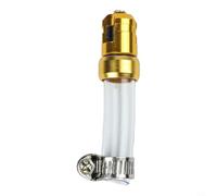 QuivyLivy Motorcycle Air Filter Drain Pipe | Aluminum Alloy Head, Quality Silicone Tube, For Most Motorcycles, Prevents Pressure Buildup