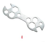 QuivyLivy Multi-Port Bicycle Wrench 8-17mm Hex Key Tool for Bike | for versatile hex tool, alloy build, compact design for on-the-go cycling maintenance