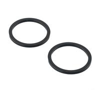 QuivyLivy Plastic Crankset Bushing, Bike Bottom Bracket Spacer, Frame Adapter Shim, II Spacers 2.5mm, 35mm To 40mm Reducer, Black Bicycle