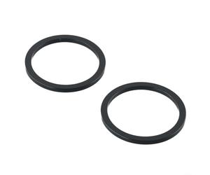 QuivyLivy Plastic Crankset Bushing, Bike Bottom Bracket Spacer, Frame Adapter Shim, II Spacers 2.5mm, 35mm To 40mm Reducer, Black Bicycle