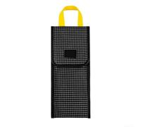 QuivyLivy Portable Camping Storage Bag for Tent Pegs and Hammer | Double-Layer Nylon Organizer, Elastic Belt, Puncture-Proof for edges, Quick for access for Outdoor Gear