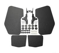 QuivyLivy Rear Mudguard for Polaris RZR- Pro- R- 2022-2024, Black ABS | Black ABS Fender Flares Protection Kit, Dirt Deflector For UTV Side By Side, Mud Flaps Rear Wheel Arch Cover, Heavy