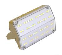 QuivyLivy Rechargeable Camping Lantern with 7 Lighting Modes, Compact Card Light with 90° Adjustable Angle, Portable LED Flashlight for Outdoor Hiking(Yellow)