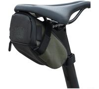 QuivyLivy Road Bike Saddle Bag 1L Tool-Free Quick Install | Tool-free installation, secure strap fasteners, quick attach to seat post, no extra tools needed(Olive Green)
