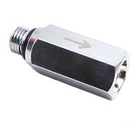 QuivyLivy Scuba Regulator Adapter Low Pressure One-Way Connector Fitting 3/8-24 Thread for Diving Equipment Secure Leak-Free Copper Construction Reliable(3/8-24 * 2)