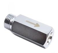 QuivyLivy Scuba Regulator Adapter Low Pressure One-Way Connector Fitting 3/8-24 Thread for Diving Equipment Secure Leak-Free Copper Construction Reliable(9/16-18 To 3/8-24)
