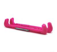 QuivyLivy Silica Gel Ice Skate Guards Adjustable 7-12 Inch With Built-in Spring, Protective Covers For Figure And Hockey Skates, Off-Ice Training Accessories Ice Skate Guards(pink)
