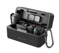 QuivyLivy Silicone Protective Case For Dji Mic 3: Shock-Absorbing Cover With Drop Protection, Soft Full-Body Skin For Microphone Transmitter, Compact Travel Accessory In Black