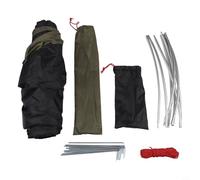 QuivyLivy Single Person Camping Tent, Ultralight 690G Backpacking Shelter With Aluminum Poles, Windproof Outdoor Hiking Canopy For One Adult, Army Green(green)