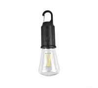 QuivyLivy Solar Camping Light, 7X6cm, LED Outdoor Bulb, Solar Powered | USB Charging, Three Brightness Levels, Portable Hook Design, Warm LED Light, For Tents, Hiking, Quality ABS Material