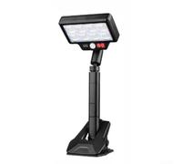 QuivyLivy Solar LED Outdoor Lamp With Movement Detect Module, Rotatable Clip Type Rechargeable Illuminator For Yard Path, Fence And Open-Air Table Placement(A)