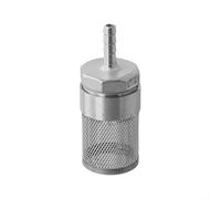 QuivyLivy Stainless Steel 304 Hose Barb Strainer Filter with 1.5mm Mesh for Irrigation Systems, Aquarium Water, Fuel & Gas Lines - 8mm to 16mm ID(10mm sku)(8mm)