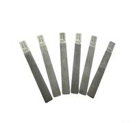 QuivyLivy Stainless Steel Guitar Nut Files, 6Pcs, Precision-Slot Filing, Fret Crowning, Comfortable Grip, for Guitar Bass Ukulele Luthier Maintenance(electric 10-46)