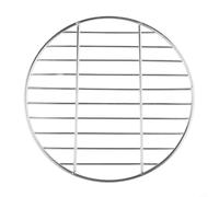 QuivyLivy Stainless-Steel Round BBQ Grill Net,30Cm/35cm/40cm